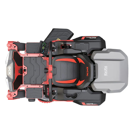 Limited Rinkinys Akumuliatorinis nulinio apsisukimo vejos traktorius 58V, 106 cm, DCK (1 x 40Ah + 2 x 7,5Ah  akumuliatoriai ir įkroviklis 1800W) ir universali krovimo stotelė 110-240V, 3600W, DCK