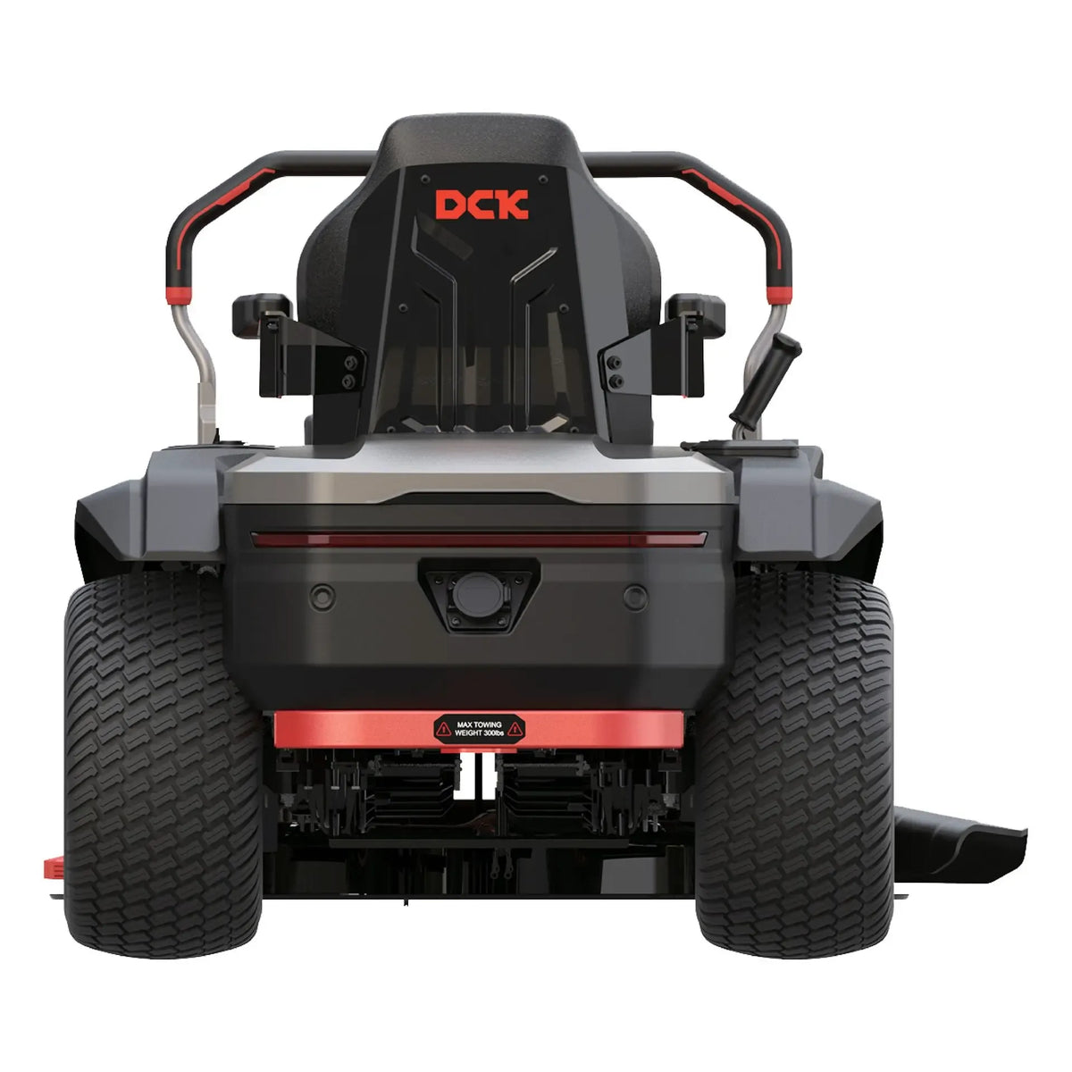 Limited Rinkinys Akumuliatorinis nulinio apsisukimo vejos traktorius 58V, 106 cm, DCK (1 x 40Ah + 2 x 7,5Ah  akumuliatoriai ir įkroviklis 1800W) ir universali krovimo stotelė 110-240V, 3600W, DCK